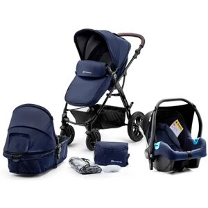 babyGO Poussette trio combinée 3en1 Simplex Air Grey Melange