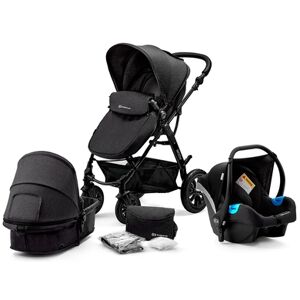 Kinderkraft Pack poussette trio combinée 3en1 Moov noir