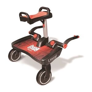 Lascal Planche à roulettes pour poussette Buggy Board Maxi Plus siège rouge