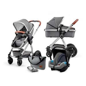 Kinderkraft Poussette trio combinee 3en1 Veo gris