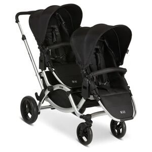 ABC DESIGN Poussette double inline Zoom black, 2 sièges sport 2019