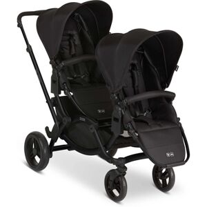 Poussette double inline Zoom black, 2 sièges 2020