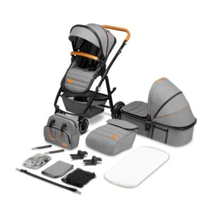 lionelo Poussette duo combinee 2en1 Amber Grey Stone