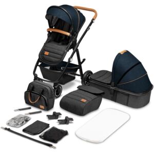 lionelo Poussette duo combinee 2en1 Amber Blue Navy