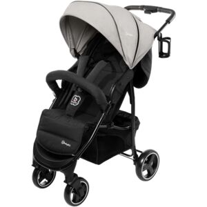 babyGO Poussette compacte Basket Grey Melange