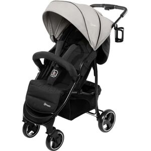 babyGO Poussette double inline Twinner grey