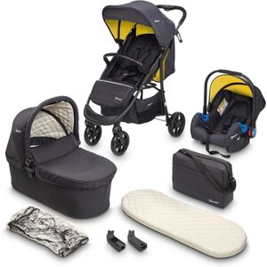 Poussette trio combinée Style 3en1 Mustard