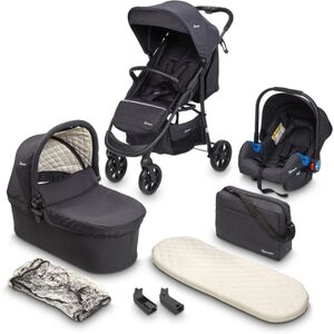 Poussette trio combinée Style 3en1 Black