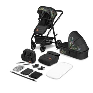 lionelo Poussette duo combinee 2en1 Amber Dreamin Black