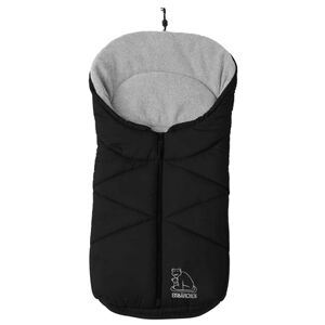 Heitmann Chancelière pour cosy/poussette universelle ourson polaire noir