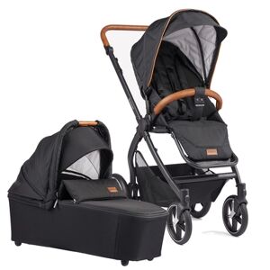 GESSLEIN Poussette duo combinee 2en1 FX4 Soft+ Style noir