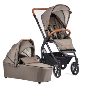 GESSLEIN Poussette duo combinee 2en1 FX4 Soft+ Style taupe