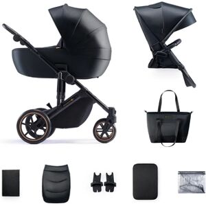 Kinderkraft Poussette duo combinee 2en1 PRIME 2 Venezian Black