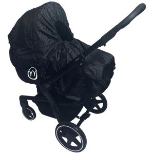 Habillage pluie pour poussette Matte Black