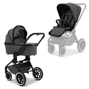 MOON Poussette duo combinée 2en1 Resea Edition+ anthracite/black matt