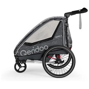 Qeridoo® Habillage pluie pour remorque de velo enfant QUPA 2/Sportrex 2