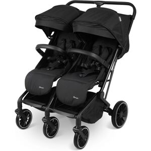 babyGO Poussette double cote a cote GOTWICE black