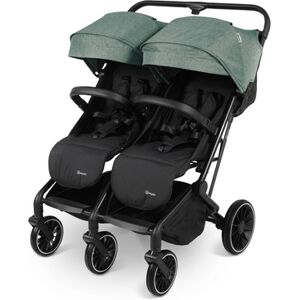 babyGO Poussette double cote a cote GOTWICE green