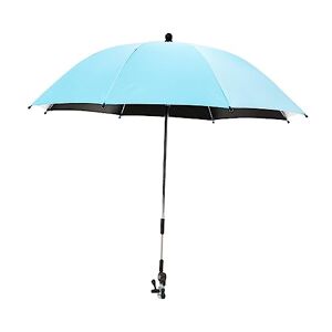 Gralara Universal Rain Protection Baby Landau Parapluie Réglable Imperméable Bébé Poussette Couverture Parasol, Bleu - Publicité