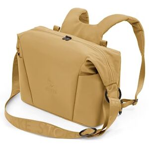 Stokke Sac à langer Xplory X, Jaune Doré Portage à l’épaule ou comme sac à dos Comprend un matelas à langer pliable et un sac de transport UPF 50+, imperméable, facile à nettoyer - Publicité