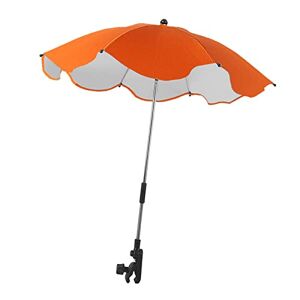 Perfeclan Détachable bébé poussette para infantile poussette landau poussette chariot accessoires grand parasol protecteur, Orange - Publicité