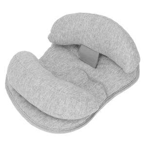 Luqeeg Coussin de Voyage 2 en 1 pour bébé, Oreiller de Soutien de la Tête et du Cou de bébé, Coussin de Soutien de la Tête de bébé, pour Poussette, Soutien du Cou pour nouveau-né (GRAY) - Publicité