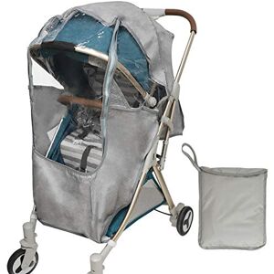 Chancelière pour Poussette Sac de Couchage Bébé Housse de Pied Nids d'ange  Hiver Chaud Epais Couverture Anti-vent Etanche Gris