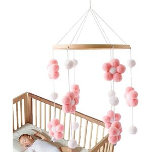 Aizuoni Mobile bébé pour berceau   Mobile moderne pour berceau,Carrousel de berceau pour bébés garçons et filles de 0 à 12 mois, convient pour lit de berceau, poussette, siège d'auto, comprend des - Publicité