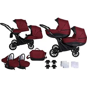 Lux4Kids Poussette Booster Stroller Twin Stroller par  Bordeaux 3en1 avec siège bébé - Publicité