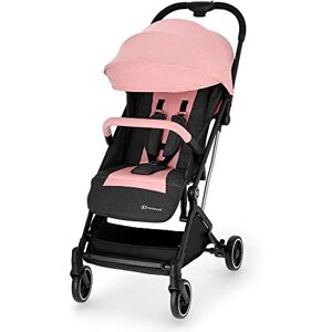 KINDERKRAFT INDY Poussette Canne, Poussette Compacte, Bébé, Ultra Légère, Pliable, Roues Maniables, Roues Légères en mousse EVA, Dépliage Rapides, Dossier réglable, Matériau Imperméable, 15kg, Rose - Publicité