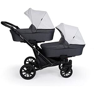 Lux4Kids Poussette pour frères et s?urs Booster Light Stroller Twin Stroller par  Mountain Top 03 3en1 avec siège bébé - Publicité