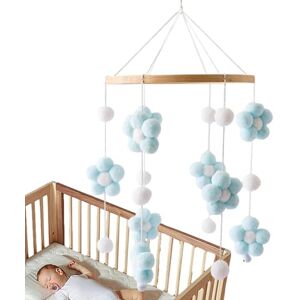 Gomice Mobile pour berceau Mobiles de pépinière modernes   Jouet de berceau pour bébés garçons et filles de 0 à 12 mois, adapté pour lit de berceau, poussette, siège d'auto, comprend des fleurs - Publicité