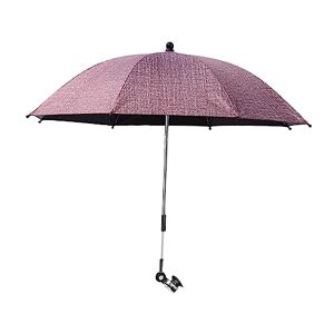 Gralara Universal Rain Protection Baby Landau Parapluie Réglable Imperméable Bébé Poussette Couverture Parasol, Rouge - Publicité