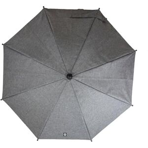 Dooky Parasol  pour landau ou poussette (universel et flexible, protection UPF 50+, flexibilité à 180 degrés, technologie flex, système easyfix, déperlant), Gris - Publicité