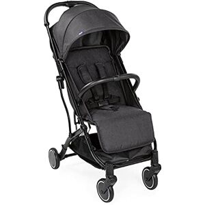 Chicco Trolley Me Poussette Canne Bébé Ultra Légère, Compacte, Pliable et Inclinable de la Naissance à 15 kg, avec Système Trolley, Housse de Pluie Incluse, et CapoteExtensible Stone - Publicité