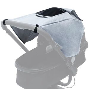 Budstfee Couchette de parapluie de poussette, ombre de Pram avec fenêtre de visualisation, teinte de de poussette imperméable, canopée anti-UV à poussette, masse de poussette Attachement pour un - Publicité