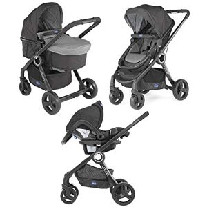 Chicco Trio Urban Plus Trio Poussette 3 en 1 Poussette Compacte Transformable en Landau Siège Auto Naissance Groupe 0+ Accessoires Inclus Anthracite - Publicité