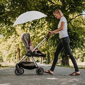 Zankie Parapluie Landau Bébé   Parapluie Pour Poussette Bébé   Parapluie Universel Pour Landau   Poussette Parapluie Protection UV   Pare-soleil Parapluie Soleil Buggys Accessoires - Publicité