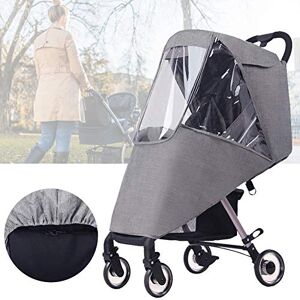 Chen0-super pluie pour poussette  Baby, pluie transparente pour poussette landau, protection anti-intempéries imperméable, fenêtre avant et ventilation latérale pour bébé   Sans PVC - Publicité