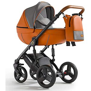 KRAUSMAN Poussette Combinée 3 en 1 Nexxo Orange – Landau, Poussette promenade, Siège auto - Publicité