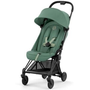 Poussette ultra-compacte COYA Matt Black Leaf Green