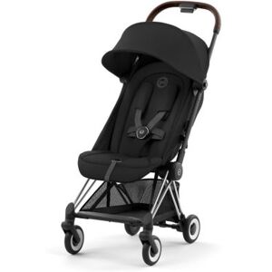 Cybex Poussette ultra-compacte COYA châssis Chrome Sepia Black - Publicité