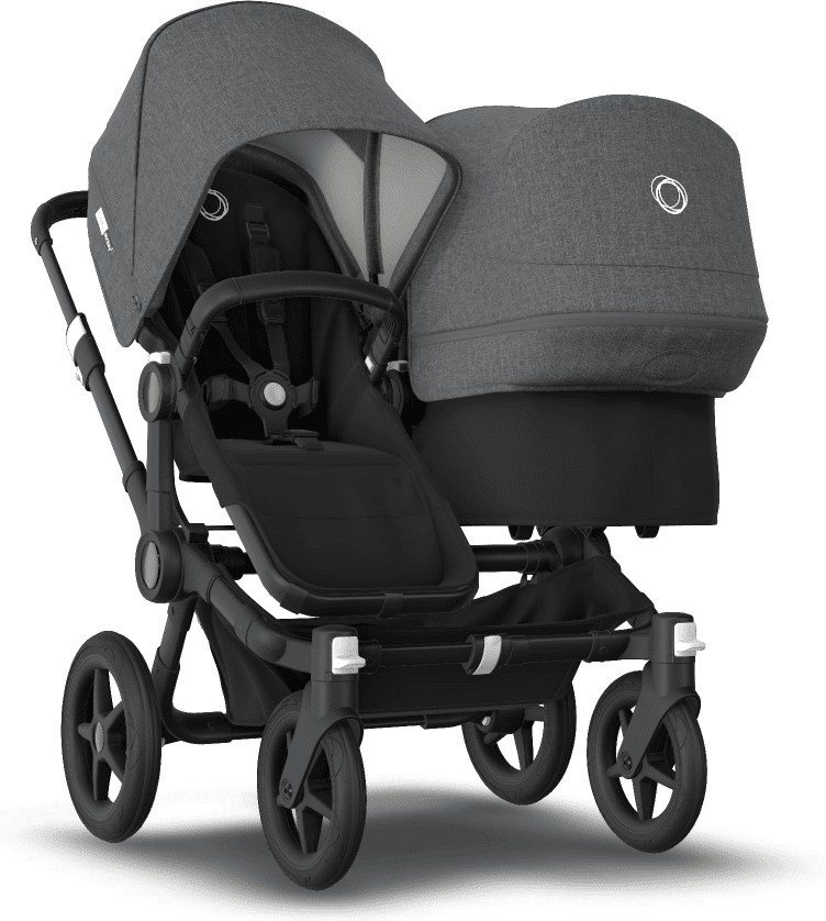 Bugaboo Poussette 2e âge et naissance Bugaboo Donkey 3 Duo grey