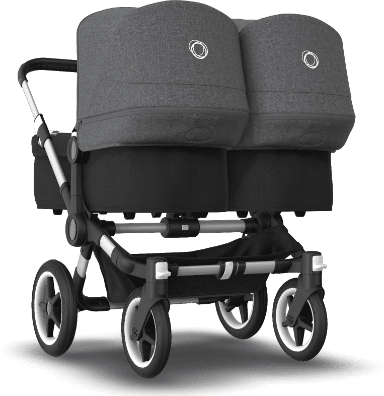 Bugaboo Poussette naissance et 2e âge Bugaboo Donkey 3 Twin grey