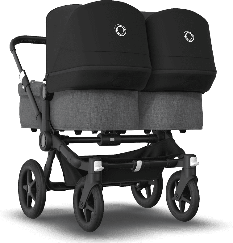 Bugaboo Poussette naissance et 2e âge Bugaboo Donkey 3 Twin black