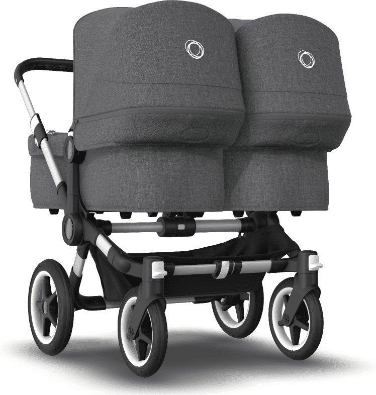 Bugaboo Poussette naissance et 2e âge Bugaboo Donkey 3 Twin grey