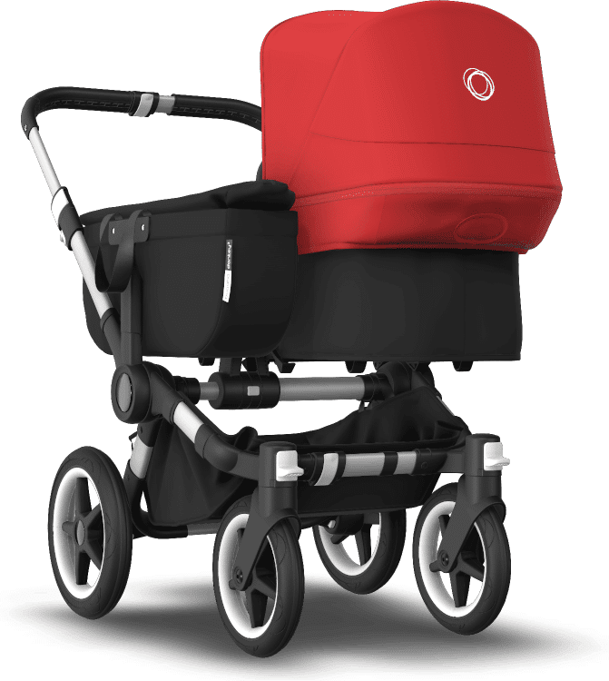 Bugaboo Poussette naissance et 2e âge Bugaboo Donkey 3 Mono red