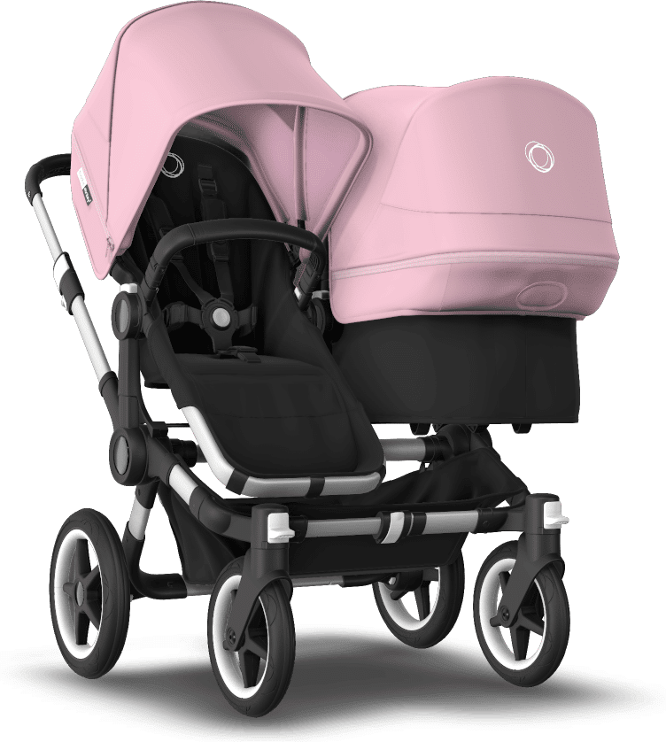 Bugaboo Poussette 2e âge et naissance Bugaboo Donkey 3 Duo pink