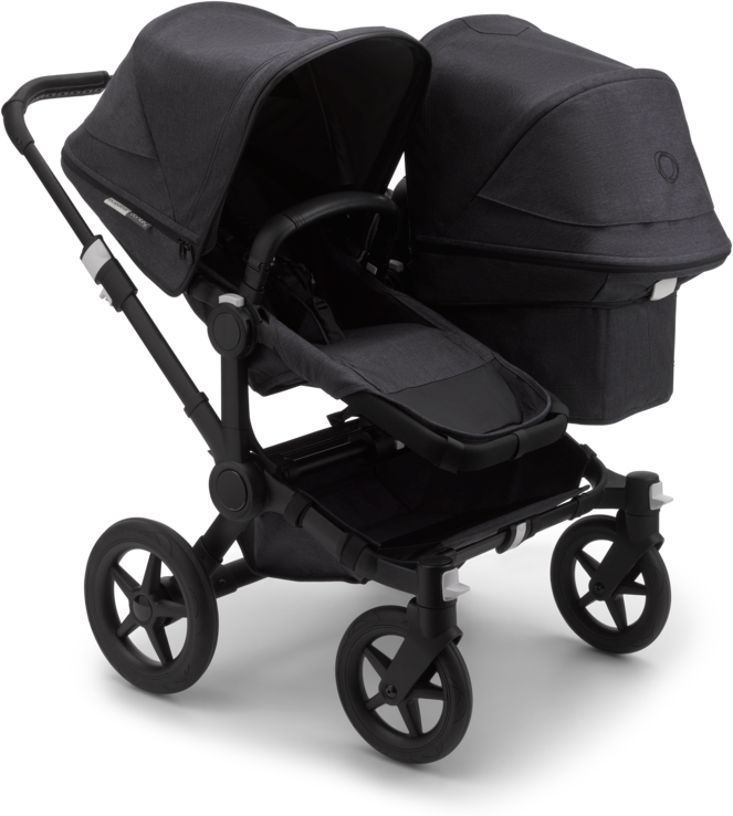 Bugaboo Poussette 2e âge et naissance Bugaboo Donkey 3 Duo black