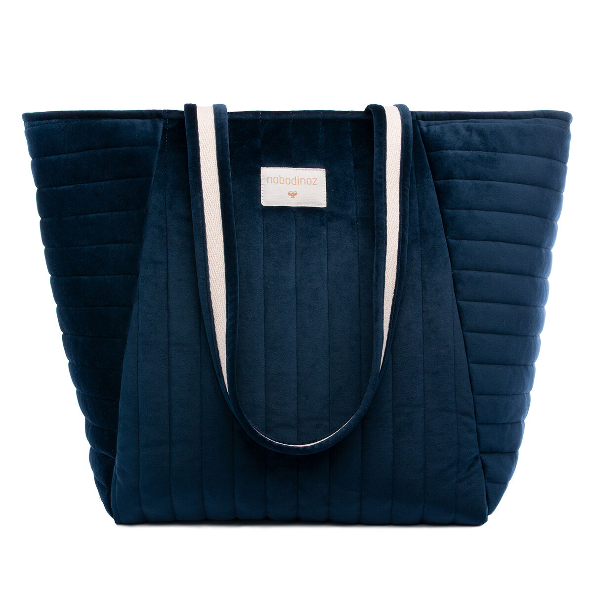 Nobodinoz Sac de Maternité Savanna Velvet - Night Blue